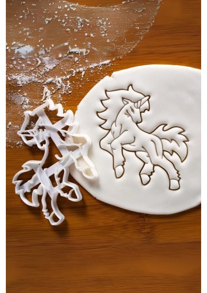 Savaşçı Unicorn Kurabiye Kalıbı, Hamur Şekillendirici