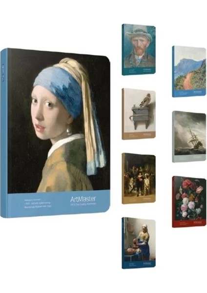 Art Master Sert Kapak Defter 17X24 Kareli 120 Yaprak (3659)