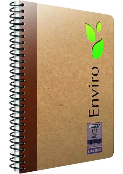 Enviro Spiralli Defter A4 Çizgili 100 Yaprak (1791)