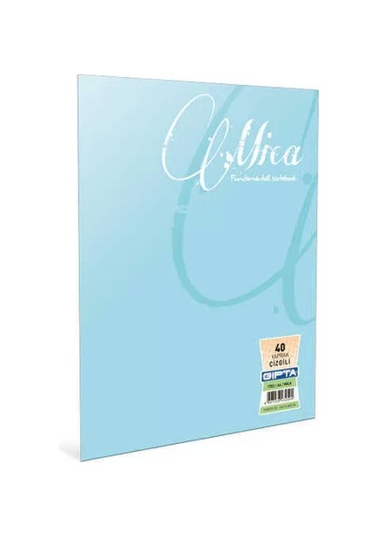 Mica Plastik Kapak Defter A5 Düz 80 Yaprak (2974)