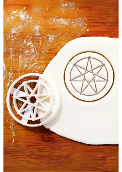 Yuvarlak ve Yıldız Kurabiye Kalıbı, Hamur Şekillendirici