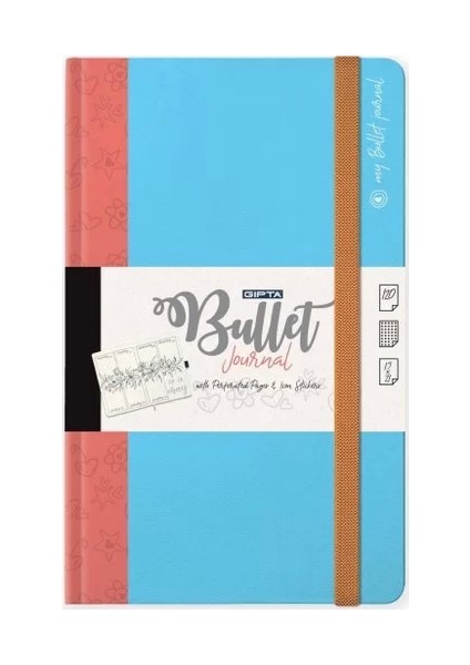 Bullet Sert Kapak Defter 17X24 Noktalı 168 Yaprak (5531)