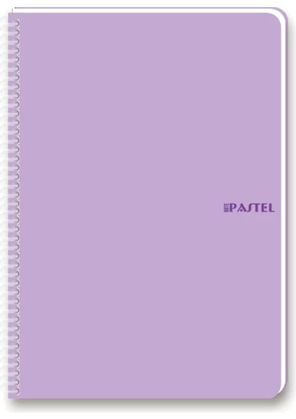 Pastel Spiralli Defter A4 Çizgili 60 Yaprak (327711)