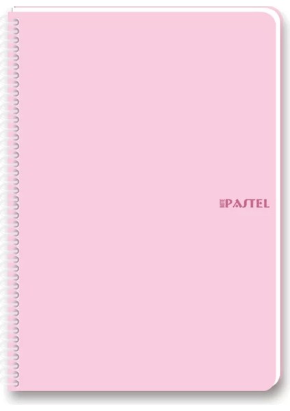 Pastel Spiralli Defter A4 Çizgili 60 Yaprak (327711)