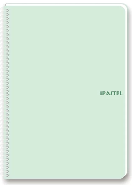 Pastel Spiralli Defter A4 Çizgili 60 Yaprak (327711)