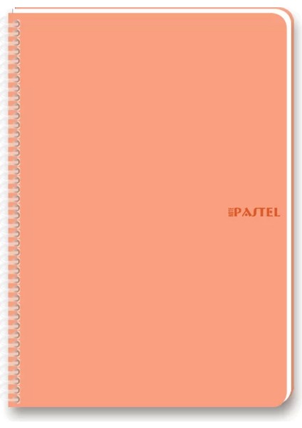 Pastel Spiralli Defter A4 Çizgili 60 Yaprak (327711)