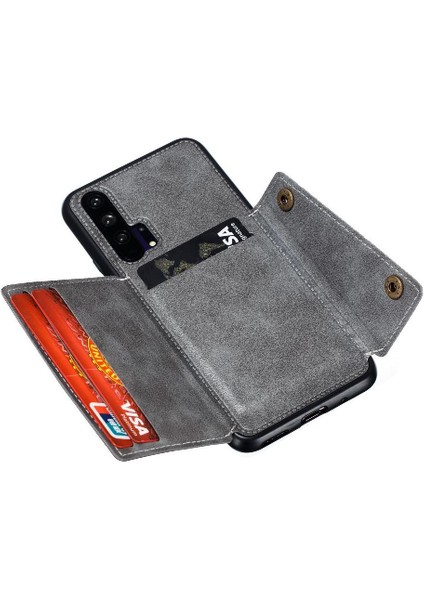 Onur 20 Pro Kickstand Buit Için Cüzdan Durumda Demir Kart Tutucu Cüzdan (Yurt Dışından) fiyatları