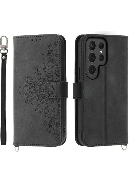 Samsung Galaxy S24 Ultra Kabartmalı Çoklu Kredi Kartı Yuvaları Için Flip Case (Yurt Dışından) indirimleri