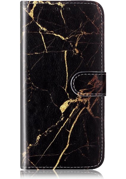Xiaomi Redmi 10A Manyetik Tam Koruma Için Flip Case Mermer Desen Pu (Yurt Dışından)