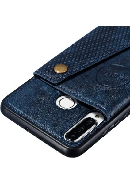 Huawei P30 Lite Buit Için Cüzdan Kılıf Demir Darbeye Dayanıklı Koruyucu Cüzdan (Yurt Dışından)