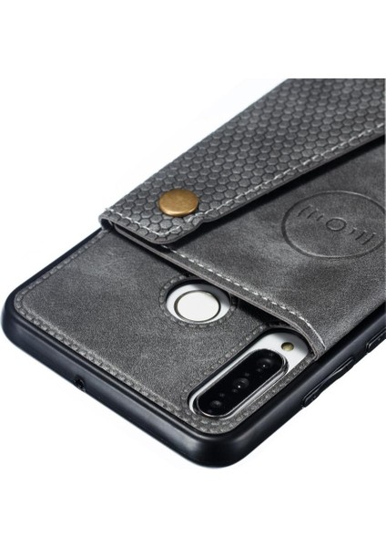 Huawei P30 Lite Buit Için Cüzdan Kılıf Demir Darbeye Dayanıklı Koruyucu Cüzdan (Yurt Dışından)