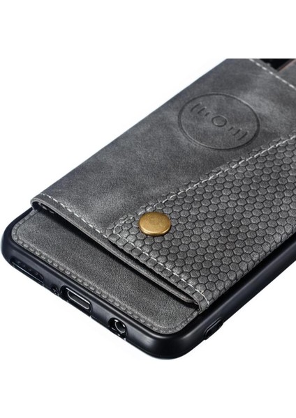 Huawei P30 Lite Buit Için Cüzdan Kılıf Demir Darbeye Dayanıklı Koruyucu Cüzdan (Yurt Dışından)