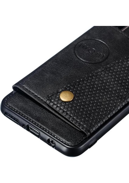 Huawei P30 Lite Buit Için Cüzdan Kılıf Demir Darbeye Dayanıklı Koruyucu Cüzdan (Yurt Dışından)