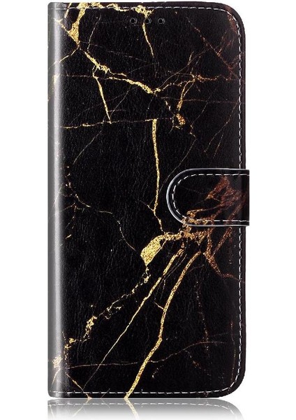 Google Piksel 6 Tam Koruma Için Flip Case Mermer Desen Manyetik Pu (Yurt Dışından)