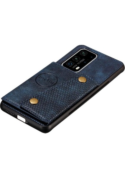 Cüzdan Kılıf Için Huawei P40 Buit Demir Kart Tutucu Cüzdan Kılıf Darbeye (Yurt Dışından) indirimleri