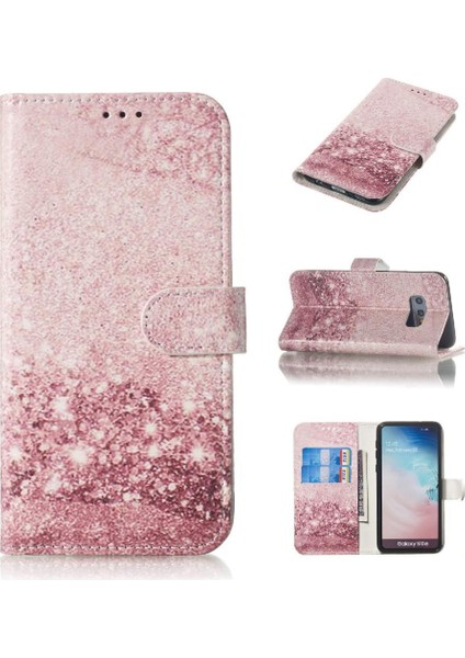 Samsung Galaxy S10E Pu Deri Cüzdan Için Flip Case Mermer Desen Tam (Yurt Dışından) indirimleri