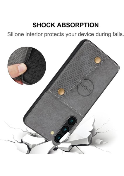 Samsung Galaxy S23 Buit Için Cüzdan Kılıf Demir Cüzdan Kılıf Kickstand Kart (Yurt Dışından) fırsatları