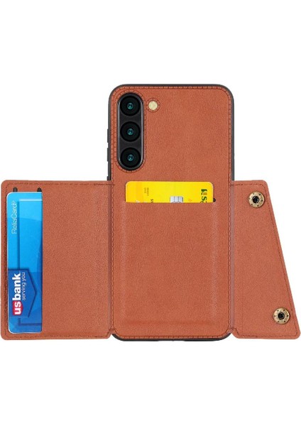 Samsung Galaxy S23 Buit Için Cüzdan Kılıf Demir Cüzdan Kılıf Kickstand Kart (Yurt Dışından) modelleri