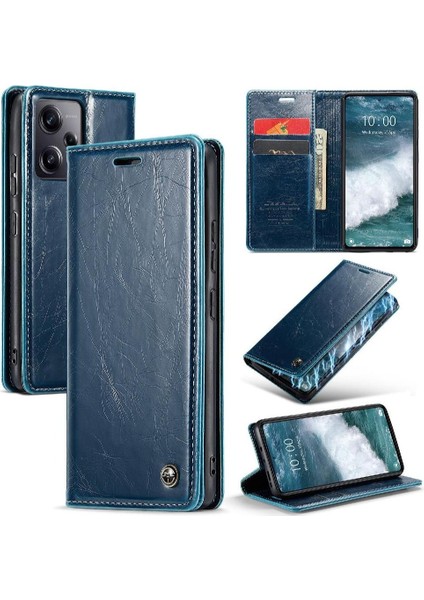 Xiaomi Redmi Not 12 Pro Artı 5g Manyetik Cüzdan Kickstand Için Flip Case (Yurt Dışından)