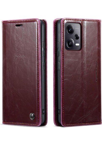 Xiaomi Redmi Not 12 Pro Artı 5g Manyetik Cüzdan Kickstand Için Flip Case (Yurt Dışından)