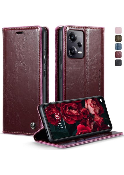Xiaomi Redmi Not 12 Pro Artı 5g Manyetik Cüzdan Kickstand Için Flip Case (Yurt Dışından)