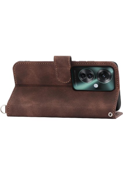 Oppo Oppo 11F Darbeye Dayanıklı Kabartmalı Çoklu Kredi Kartı Yuvaları Için Flip Case (Yurt Dışından) indirimleri