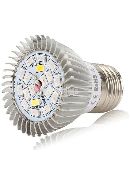 Peri Store Bitki Yetiştirme 28W LED Tam Spektrum Lamba E27 - 2 Adet