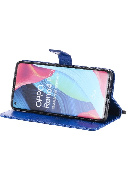 Oppo Için Flip Case Oppo 4 Pro 5g Flip Kickstand Kart Yuvası Standı ile Pu (Yurt Dışından)