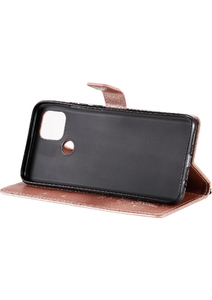 Kart Yuvası Standı Flip Kickstand ile Oppo A15 Pu Deri Için Flip Case (Yurt Dışından)