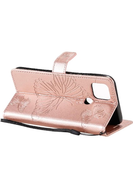 Kart Yuvası Standı Flip Kickstand ile Oppo A15 Pu Deri Için Flip Case (Yurt Dışından)