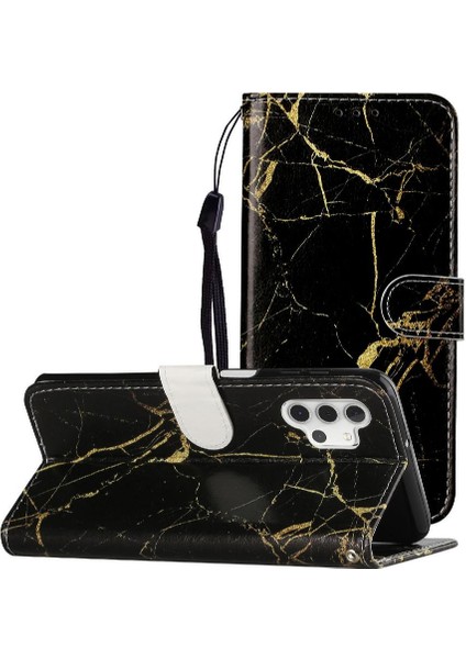 Samsung Galaxy A32 5g Için Flip Case Mermer Desen Kart Yuvaları Tutucu Pu (Yurt Dışından) indirimleri