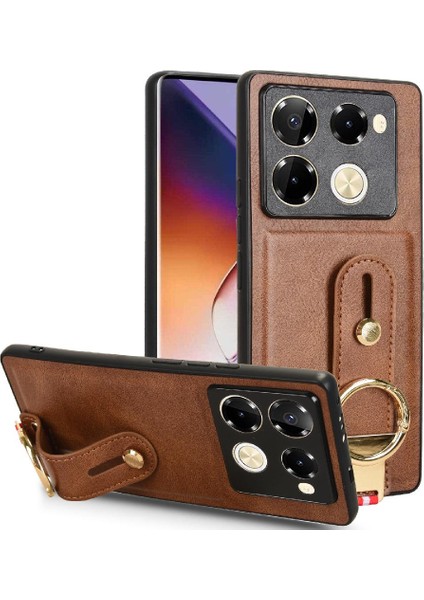 Infinix Not 40 Pro Artı 5g Kolaylık Premium Pu Deri Bilek Için Kılıf (Yurt Dışından)