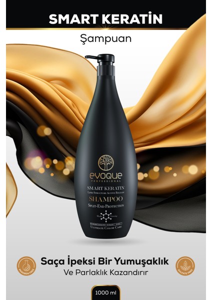 Smart Keratin Yeniden Yapılandırıcı Saç Şampuanı 1000ML