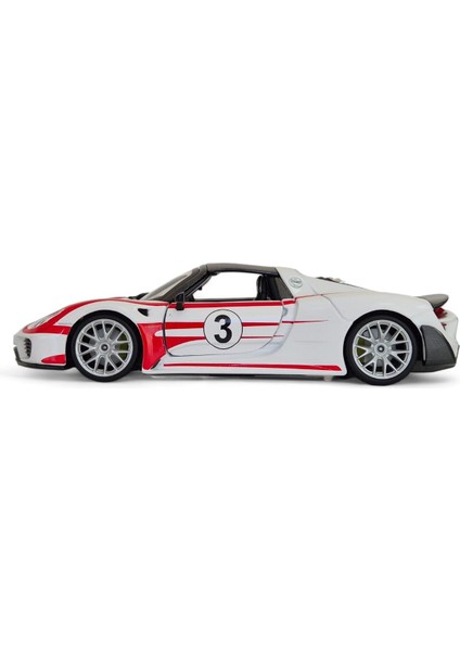 Porshe 918 Weissach 1:24 Ölçek Model Araba
