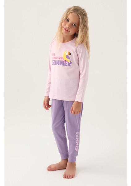 3401 Garson Endless Kız Çocuk Pijama Takımı