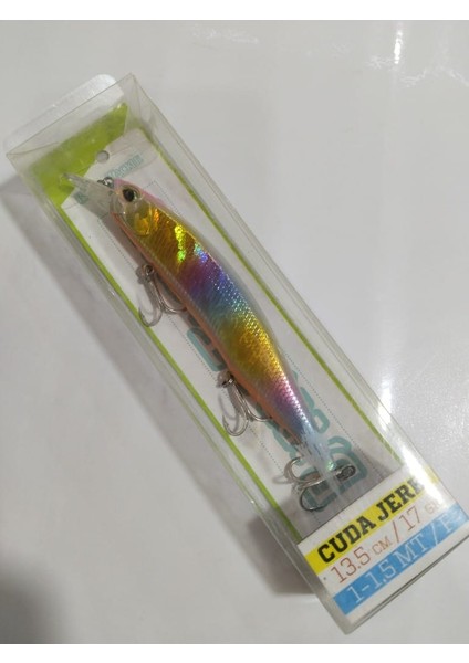 Cuda Jerk 13.5 cm 17 gr Suni Yem - Astro Rainbow