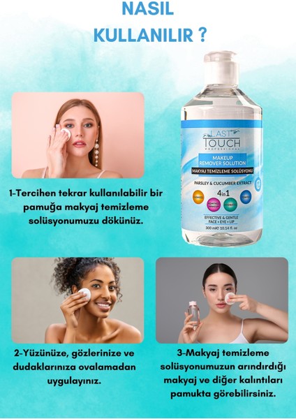 Maydanoz ve Salatalık Özlü Makyaj Temizleyici Yüz, Göz, Dudak Için 300 ml