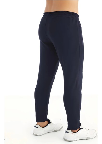 2192-01 Lacivert Ottoman Dar Paça Erkek Spor Pantolon