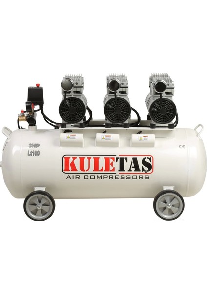 Süper Sessiz Yağsız Kompresör 100 Litre