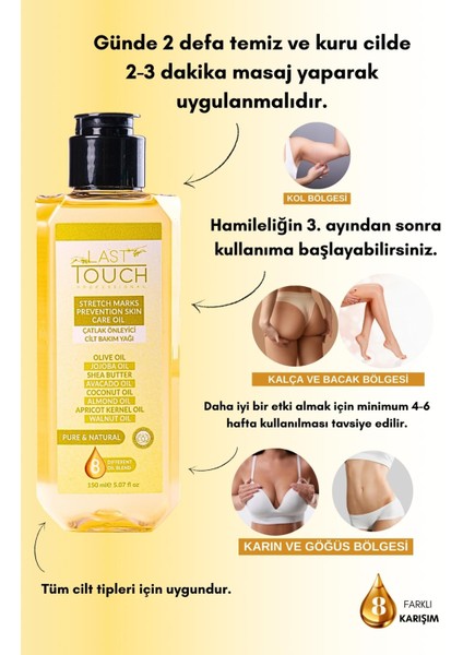 Çatlak Önleyici Cilt Bakım Yağı 150 ml