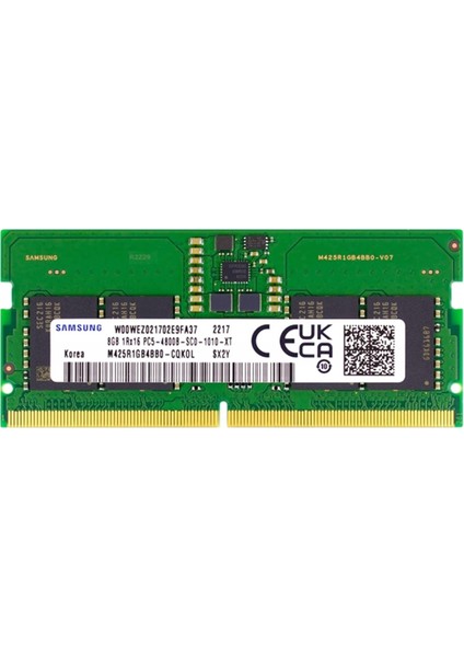 8gb Ddr5 4800 Sodımm M425R1GB4BB0 Notebook Ram