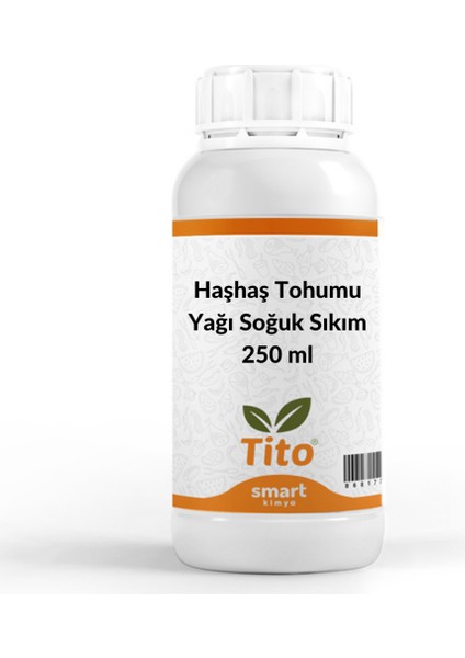 Haşhaş Tohumu Yağı Soğuk Sıkım 250 ml