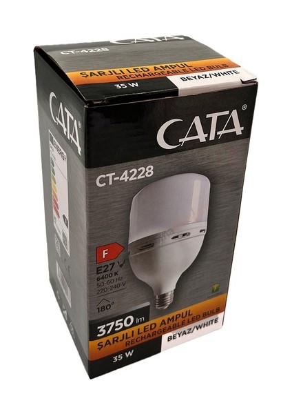 CT-4228 Şarjlı Torch LED Ampul