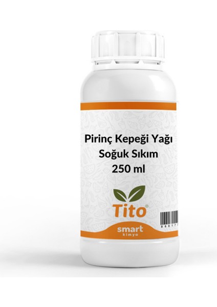 Pirinç Kepeği Yağı Soğuk Sıkım 250 ml