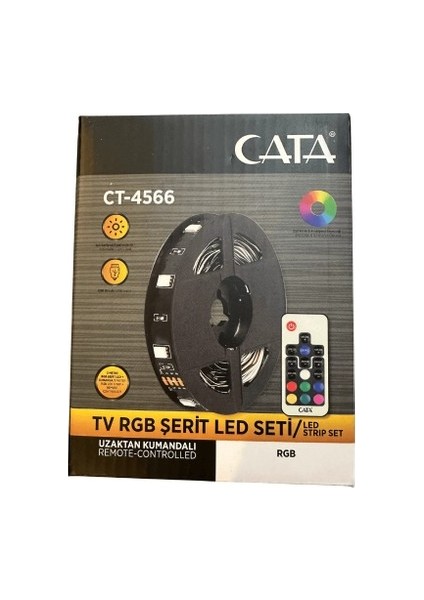 CT-4566 Tv Rgb Şerit LED Seti Uzaktan Kumandalı