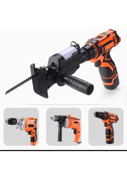 Tüm Matkaplara Uyumlu Ahşap Metal Kesim - Pistonlu Matkap Testere Aparatı modelleri