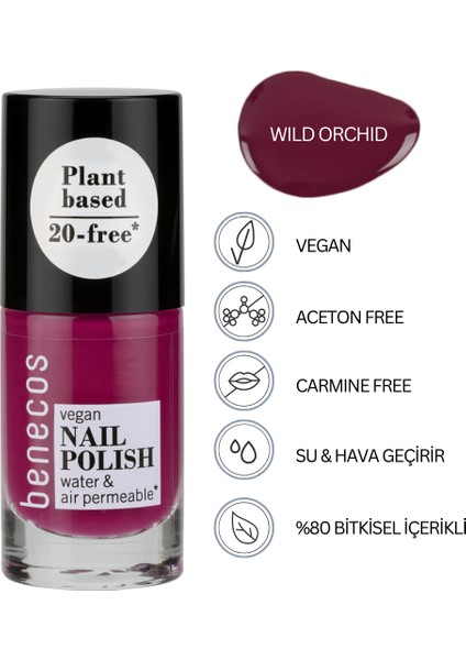 Doğal İçerikli Vegan Oje - Benecos Nail Polish 20 Free fiyatları