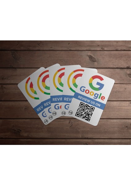 Google Review Card 5 Pack Nfc Google Review Card With Qr Code