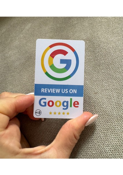 Google Review Card 5 Pack Nfc Google Review Card With Qr Code