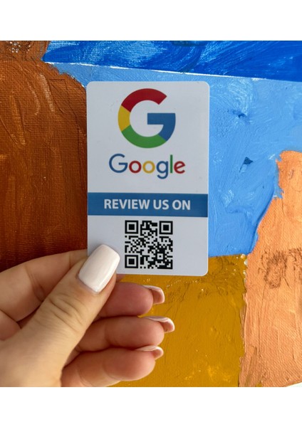 Google Review Card 5 Pack Nfc Google Review Card With Qr Code